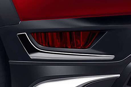 Chrome Trims Rear Bumper Kenstyle Mazda CX-3 2015-2019 (Original, Japan)