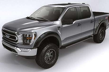 Bushwacker® - Pocket Style™ Matte Black Fender Flares Ford F-150 2021-2025