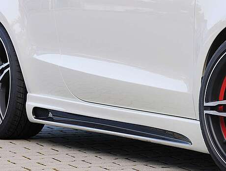 Rieger K 00099872 Side Skirt Audi A1 (8X): 08.10-12.14 (Before facelift), 02.15- (Ex facelift) | 3-dr., 5-dr. (Sportback)