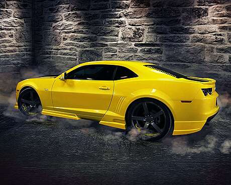 Rear Bumper Skirts MV-Tuning Chevrolet Camaro SS, RS 2009-2012
