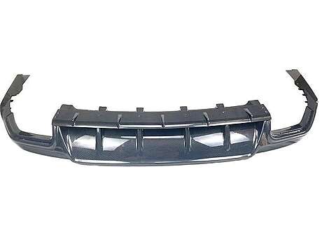 Carbon Rear Bumper Diffuser Lip W/Exhaust Tips Maserati Levante SUV 2016-2019