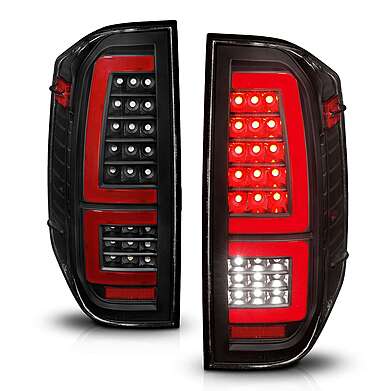 Rear Tail Lights LED Black  Anzo 311436 для Toyota Tundra 2014-2021