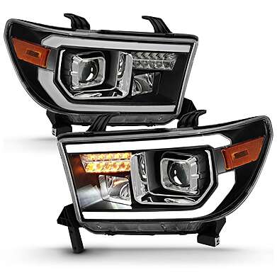 Front Headlights LED Black Anzo 111447 Toyota Tundra 2007-2013 / Toyota Sequoia 2008-2017