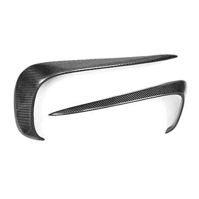 Carbon Fiber Front Bumper Splitter Fins Porsche Cayenne 9Y0 9YA 2019-2024