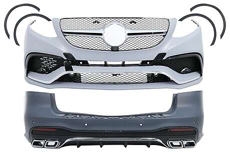 Complete Body Kit suitable for Mercedes GLE SUV W166 (2015-2019) 63 Design