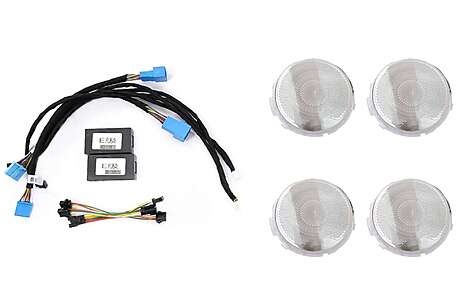 Door Middle Speaker Cover 64 colors LED suitable for Mercedes E-Class W213 S213 (2016-2019)