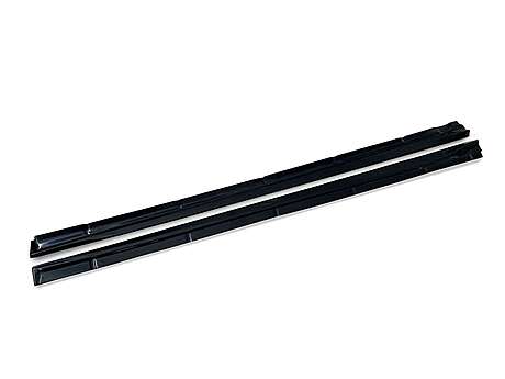 Black Gloss Side Skirts Diffusers Porsche Cayenne MK3 Coupé (9Y0 / 9Y3) 2019-