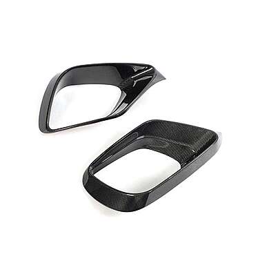 Carbon Front Bumper Air Vent Cover Trims Mercedes Benz E-Class W213 S213 E63 E63 S 2016-2020 