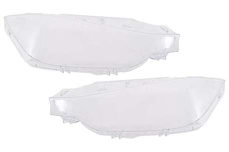 Headlights Lens Glasses suitable for BMW 3 Series F30 F31 LCI (2015-2018) Clear