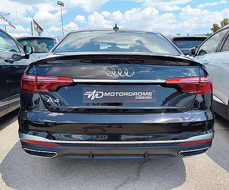 Lip Spoiler Motordrome A-556 Audi A4 / A4 S-Line / S4 B9 / B9 Facelift
