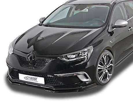 RDX RDFAVX30804 Front Spoiler VARIO-X for RENAULT Megane 4 Sedan & Grandtour for GT & GT-Line Front Lip Splitter