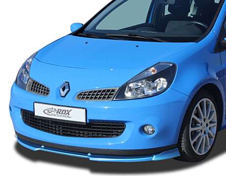 RDX RDFAVX30472 Front Spoiler VARIO-X for RENAULT Clio 3 RS Phase 1 Front Lip Splitter