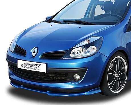 RDX RDFAVX30471 Front Spoiler VARIO-X for RENAULT Clio 3 Phase 1 (not RS) Front Lip Splitter