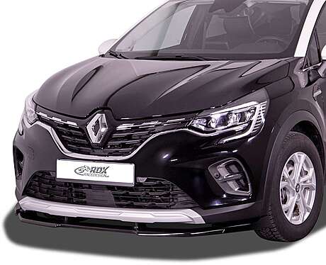 RDX RDFAVX30122 Front Spoiler VARIO-X for RENAULT Captur II (2020+) Front Lip Splitter