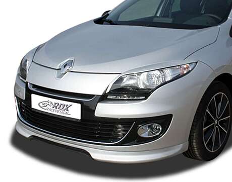 RDX RDFA019B Front Spoiler for RENAULT Megane 3 Sedan / Grandtour (2012+)