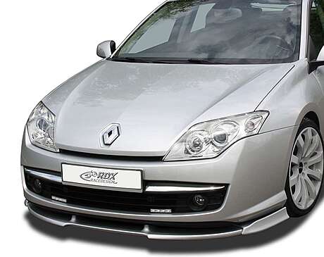 RDX RDFAVX30488 Front Spoiler VARIO-X for RENAULT Laguna 3 Phase 1 Front Lip Splitter
