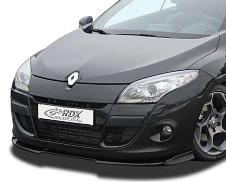 RDX RDFAVX30633 Front Spoiler VARIO-X for RENAULT Megane 3 Coupe / Cabrio / CC (-2012) Front Lip Splitter