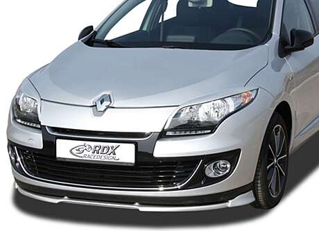 RDX RDFAVX30483 Front Spoiler VARIO-X for RENAULT Megane 3 Sedan / Grandtour (2012+) Front Lip Splitter