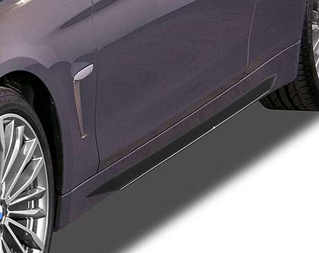 RDSL500086 RDX Side skirts for BMW 4-series F32 / F33 / F36 (-2017 & 2017+) "Slim"