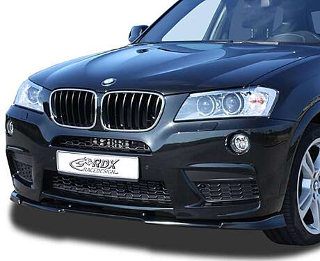 RDX RDFAVX30679 Front Spoiler VARIO-X for BMW X3 F25 M-Technic -2014 Front Lip Splitter