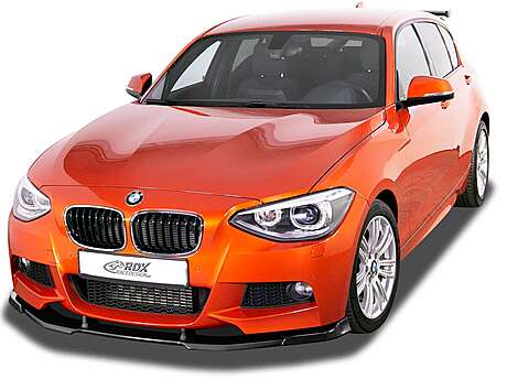 RDX RDFAVX30125 Front Spoiler VARIO-X for BMW 1-series F20 / F21 2011-2015 (M-Package and M-Technik Front Bumper) Front Lip Splitter