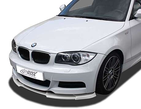 RDX RDFAVX30032 Front Spoiler VARIO-X for BMW 1-Series E82 / E88 (M-Paket and M-Technik Front Bumper) Front Lip Splitter