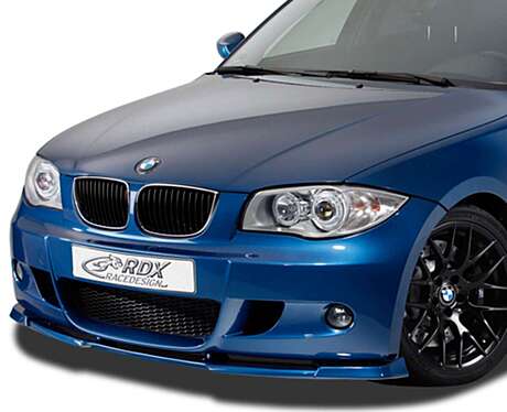 RDX RDFAVX30010 Front Spoiler VARIO-X for BMW 1Series E81 / E87 (M-Package & M-Technic Front Bumper) Front Lip Splitter