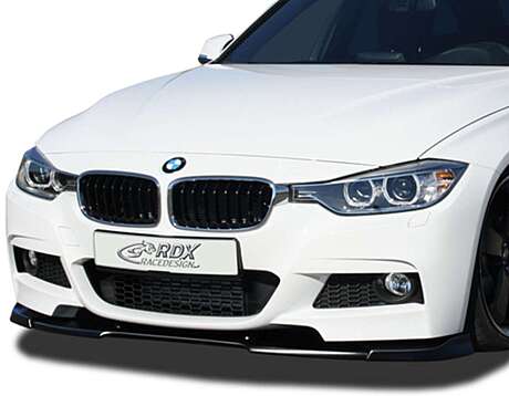 RDX RDFAVX30150 Front Spoiler VARIO-X for BMW 3-series F30 / F31 2012+ (M-Technik Front Bumper) Front Lip Splitter