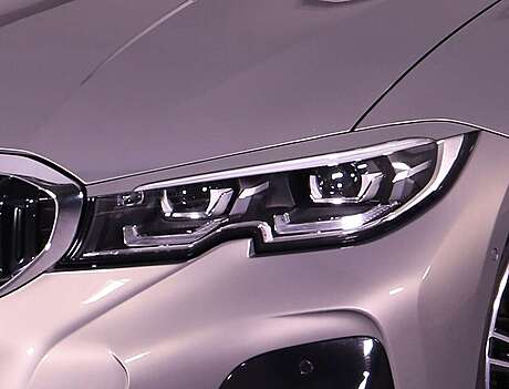 RDX RDSB163 Headlight Covers for BMW 3-Series G20 G21 Light Brows