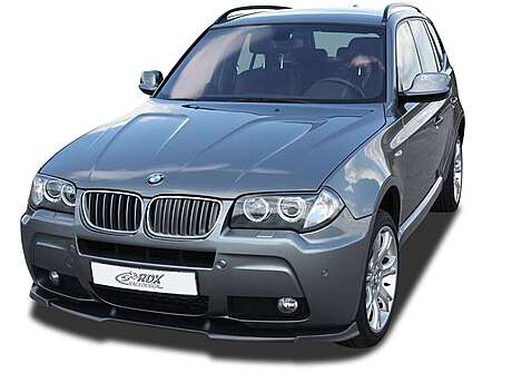 RDX RDFAVX30180 Front Spoiler VARIO-X for BMW X3 E83 M-Styling 2006+ Front Lip Splitter