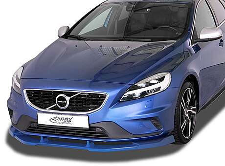RDX RDFAVX30893 Front Spoiler VARIO-X for VOLVO V40 R-Design 2013+ Front Lip Splitter