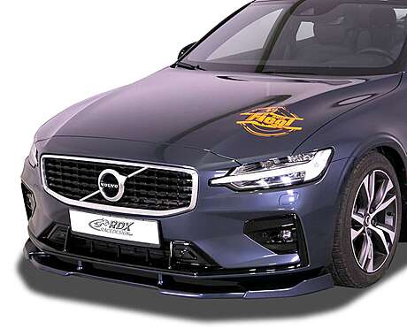 RDX RDFAVX30912 Front Spoiler VARIO-X for VOLVO S60 / V60 R-Design 2018+ Front Lip Splitter