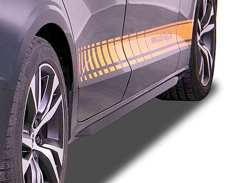 RDX RDSL500106 Side Skirts for VOLVO V60 / S60 2018+ "Slim"