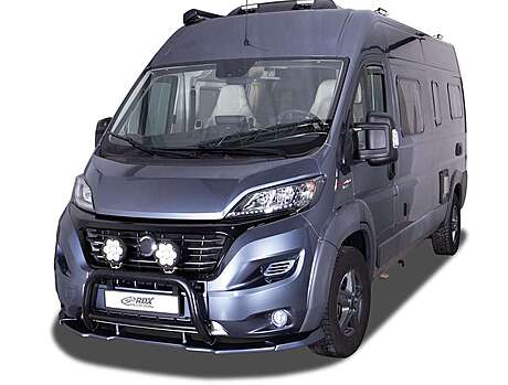 RDX RDFAVX30151 Front Spoiler VARIO-X for FIAT Ducato (250 / 2014+) & CITROEN Jumper (Y, 250L / 2014+) & OPEL Movano (Y / 2021+) & PEUGEOT Boxer (Y / 2014+) & RAM ProMaster (2013+) (with wheel arch extensions, eG Heavy / Maxi) Front Lip Splitter 