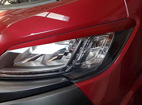 RDX RDSB164 Headlight covers for FIAT Ducato (250 / 2014+) & CITROEN Jumper (Y, 250L / 2014+) & OPEL Movano (Y / 2021+) & PEUGEOT Boxer (Y / 2014+) & TOYOTA ProAce Max (T / 2024+) & RAM ProMaster (2013+) Light Brows