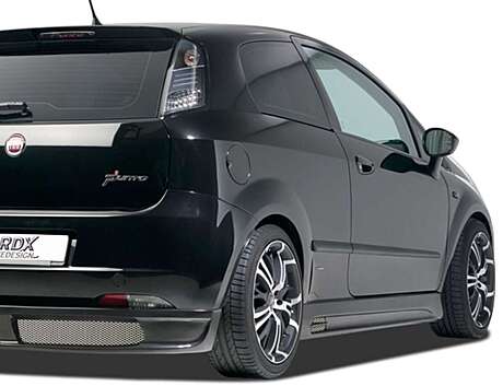 RDX RDSL180 Side Skirts for FIAT Grande Punto, Punto Evo, Punto (199, 2005-2018) "GT-Race"