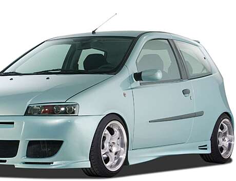 RDX RDSL034 Side Skirts for FIAT Punto 2 (188) & Punto 3 (199) "GT4"