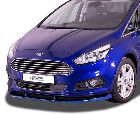 RDX RDFAVX30943 Front Spoiler VARIO-X for FORD S-Max (2015-2019) Front Lip Splitter