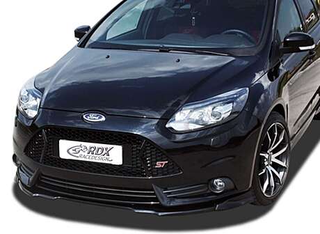 RDX RDFAVX30621 Front Spoiler VARIO-X for FORD Focus 3 ST (2012+) Front Lip Splitter