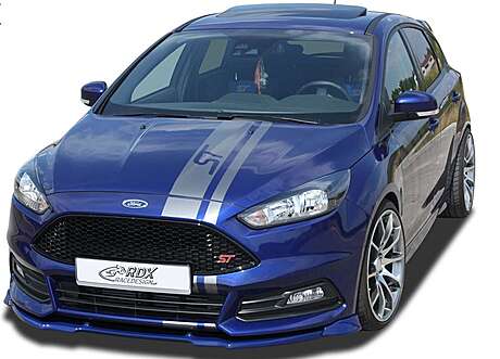 RDX RDFAVX30708 Front Spoiler VARIO-X for FORD Focus 3 ST (2015+) Front Lip Splitter