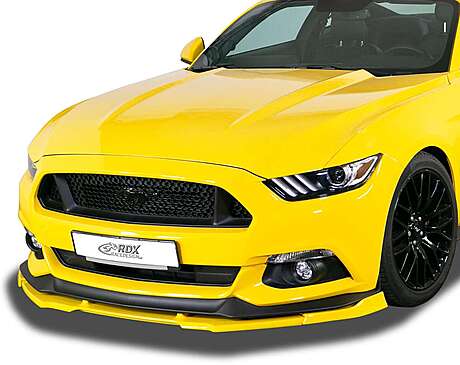 RDX RDFAVX30826 Front Spoiler VARIO-X for FORD Mustang VI (2014-2018) Front Lip Splitter