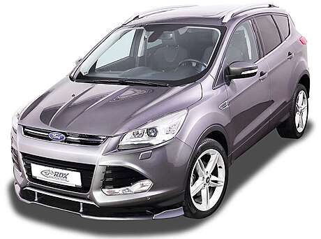 RDX RDFAVX30795 Front Spoiler VARIO-X for FORD Kuga 2 (DM2 / 2012+) Front Lip Splitter