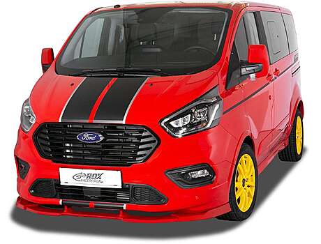RDX RDFAVX30892 Front Spoiler VARIO-X for FORD Transit Custom / Tourneo Custom ST-Line 2018+ Front Lip Splitter