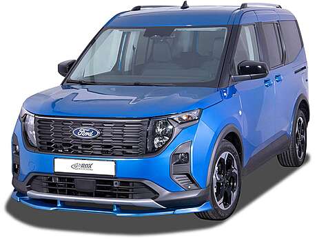 RDX RDFAVX30247 Front Spoiler VARIO-X for FORD Transit Courier & Tourneo Courier (N1P / N3P / 2024+) Front Lip Splitter