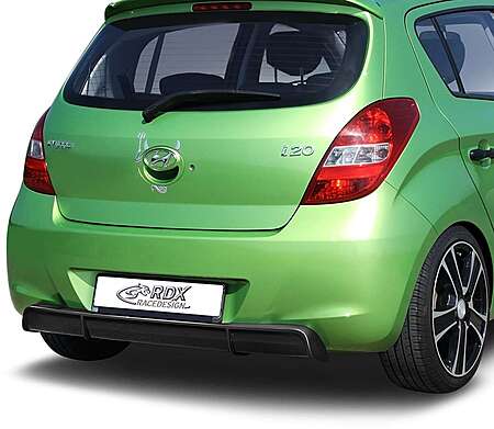 RDX RDHAD3007 Rear Bumper Extension for HYUNDAI i20 PB / PBT (2008-2012) Diffusor