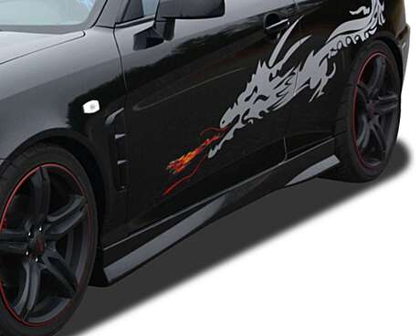 RDX RDSL372 Side Skirts for HYUNDAI Coupe GK