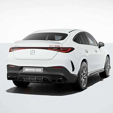 Rear Spoiler Obsidian Black Genuine 63 AMG Mercedes-Benz AMG GLC C254 Coupe Facelift 