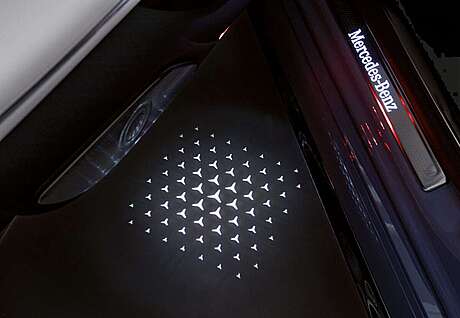 Animated Surrounding Area Lighting Star Pattern LCD Projector GLC Coupe C254 Genuine Mercedes-Benz