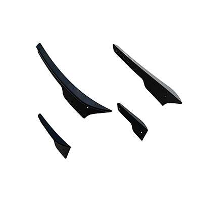 Maxton Design BMW F70 M135 Gloss Black Front Canards