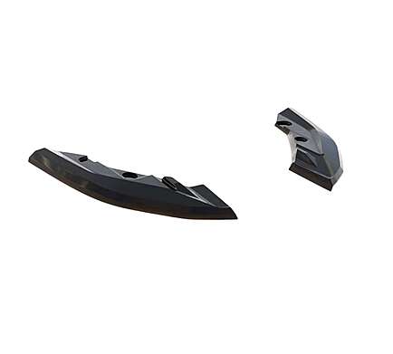 Maxton Design BMW F70 M135 V1 Gloss Black Rear Side Splitters